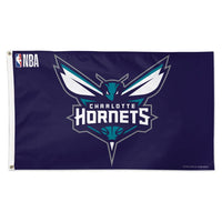 Wholesale-Charlotte Hornets Design TWO Flag - Deluxe 3' X 5'