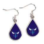 Wholesale-Charlotte Hornets Earrings Jewelry Carded Tear Drop