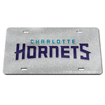 Wholesale-Charlotte Hornets GLITTER Specialty Acrylic License Plate