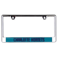 Wholesale-Charlotte Hornets Lic Plate Frame B/O Printed