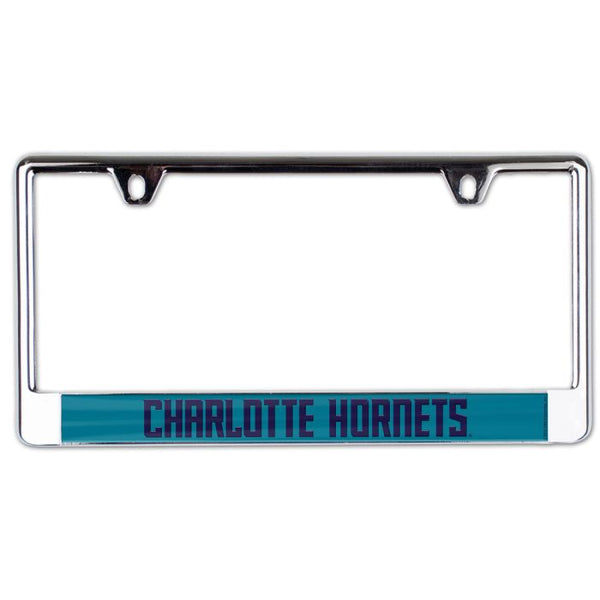 Wholesale-Charlotte Hornets Lic Plate Frame B/O Printed