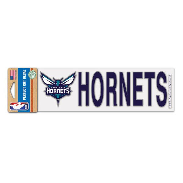 Wholesale-Charlotte Hornets Perfect Cut Decals 3" x 10"