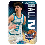 Wholesale-Charlotte Hornets Plastic Sign 11" x 17" LaMelo Ball