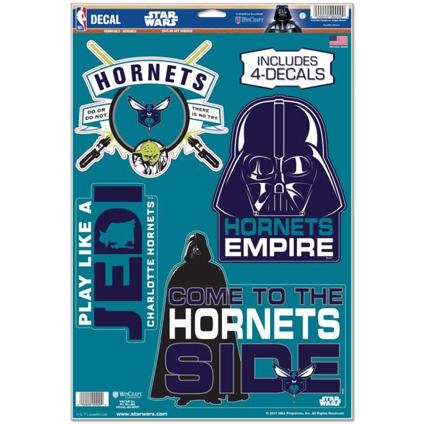 Wholesale-Charlotte Hornets / Star Wars star wars Multi-Use Decal 11" x 17"