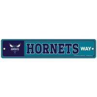 Wholesale-Charlotte Hornets Street / Zone Sign 3.75" X 19"