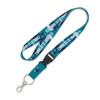 Wholesale-Charlotte Hornets TDYE Lanyard w/detachable buckle 1"