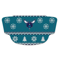 Wholesale-Charlotte Hornets / Ugly Sweater Ugly Sweater Fan Mask Face Covers