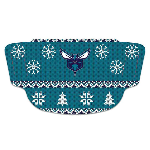 Wholesale-Charlotte Hornets / Ugly Sweater Ugly Sweater Fan Mask Face Covers