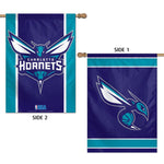 Wholesale-Charlotte Hornets Vertical Flag 2 Sided 28" x 40"