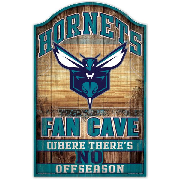 Wholesale-Charlotte Hornets Wood Sign 11" x 17" 1/4" thick