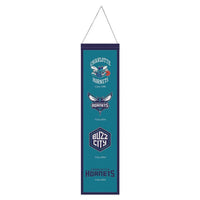 Wholesale-Charlotte Hornets Wool Banner 8" x 32"