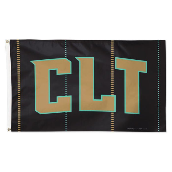 Wholesale-Charlotte Hornets city Flag - Deluxe 3' X 5'