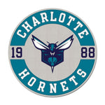 Wholesale-Charlotte Hornets round est Collector Enamel Pin Jewelry Card