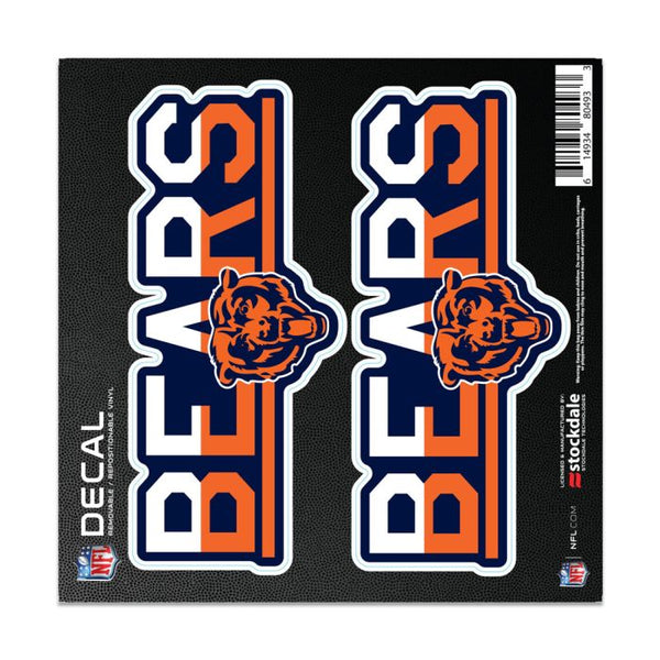 Wholesale-Chicago Bears COLOR DUO All Surface Decal 6" x 6"