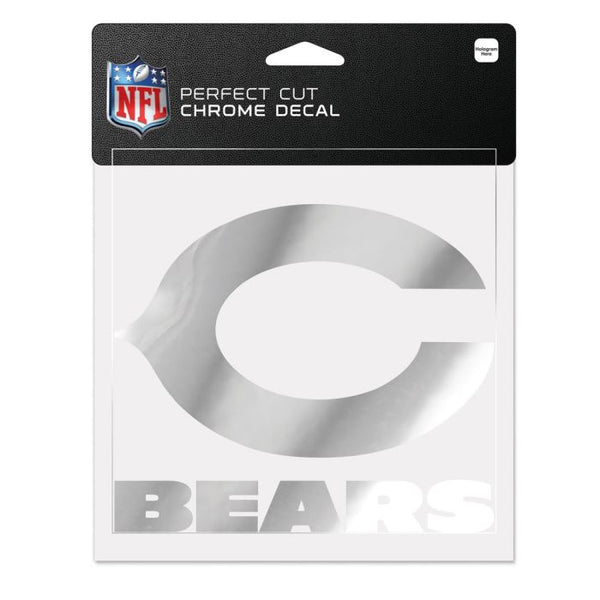 Wholesale-Chicago Bears Chrome Perfect Cut Decal 6" x 6"