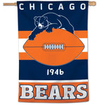 Wholesale-Chicago Bears / Classic Logo Retro Vertical Flag 28" x 40"