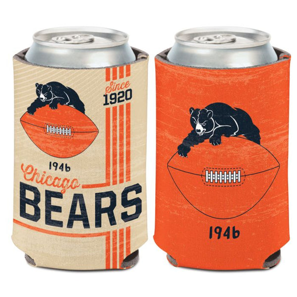 Wholesale-Chicago Bears / Classic Logo Vintage Can Cooler 12 oz.