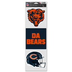 Wholesale-Chicago Bears Fan Decals 3.75" x 12"