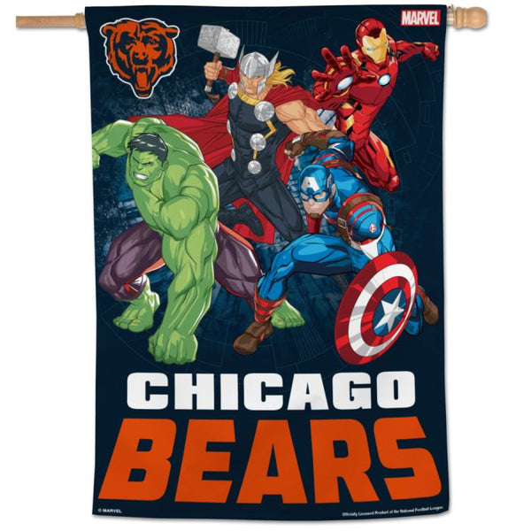 Wholesale-Chicago Bears / Marvel (C) 2021 Marvel Vertical Flag 28" x 40"