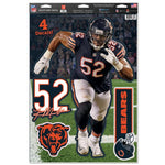 Wholesale-Chicago Bears Multi-Use Decal 11" x 17" Khalil Mack