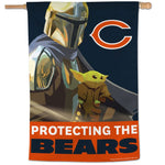 Wholesale-Chicago Bears / Star Wars Mandalorian Vertical Flag 28" x 40"