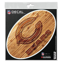 Wholesale-Chicago Bears WOOD All Surface Decal 6" x 6"