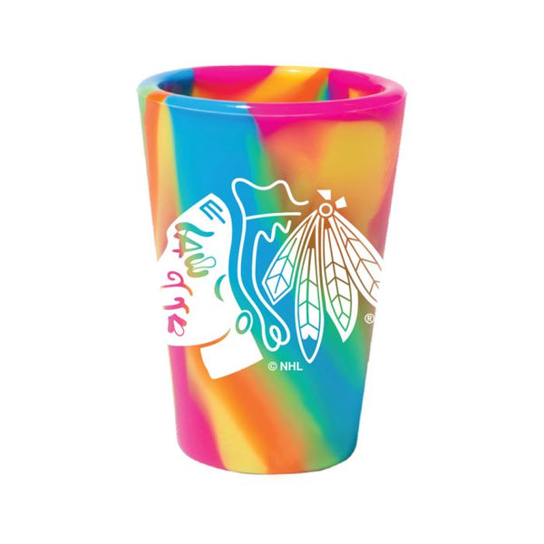 Wholesale-Chicago Blackhawks 1.5oz Silicone Shot Glass