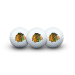 Wholesale-Chicago Blackhawks 3 Golf Balls In Clamshell