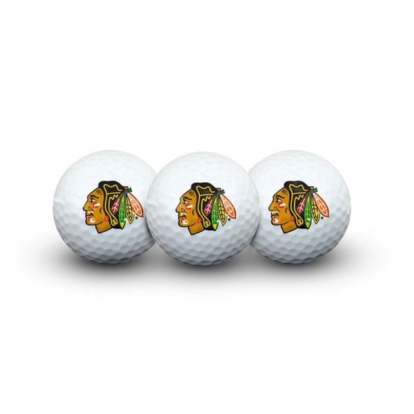 Wholesale-Chicago Blackhawks 3 Golf Balls In Clamshell