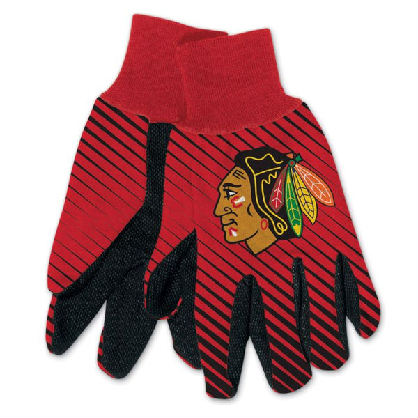 Wholesale-Chicago Blackhawks Adult Two Tone Gloves