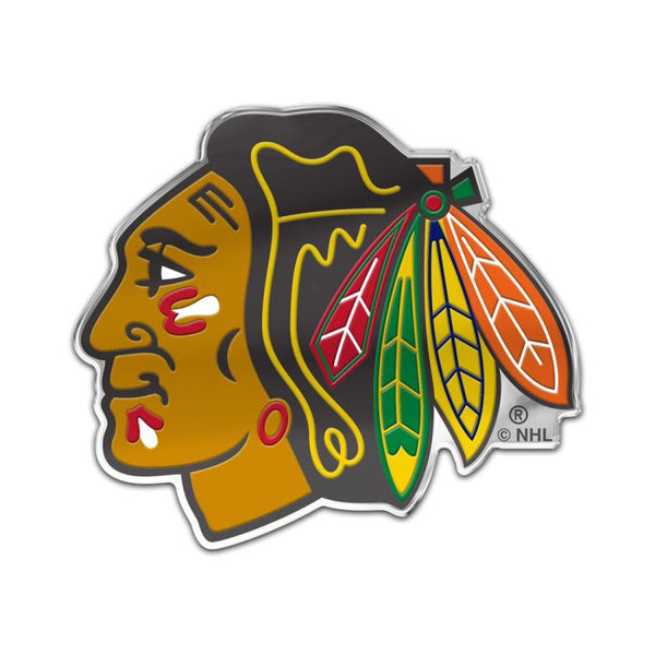 Wholesale-Chicago Blackhawks Auto Badge w/color