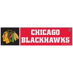 Wholesale-Chicago Blackhawks Bumper Strip 3" x 12"