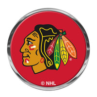 Wholesale-Chicago Blackhawks Chrome Metal Domed Emblem