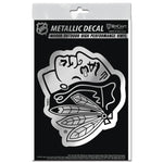 Wholesale-Chicago Blackhawks Decal Metallic 3" x 5"