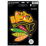 Wholesale-Chicago Blackhawks Die Cut Logo Magnet 6.25" x 9"