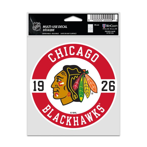 Wholesale-Chicago Blackhawks Fan Decals 3.75" x 5"