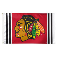 Wholesale-Chicago Blackhawks Flag - Deluxe 3' X 5'