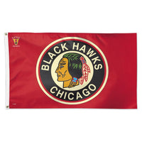 Wholesale-Chicago Blackhawks Flag - Deluxe 3' X 5'