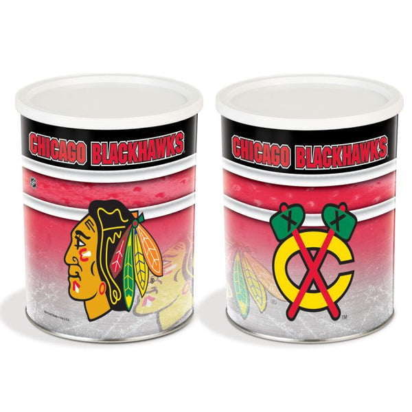 Wholesale-Chicago Blackhawks Gift Tin 1 Gallon