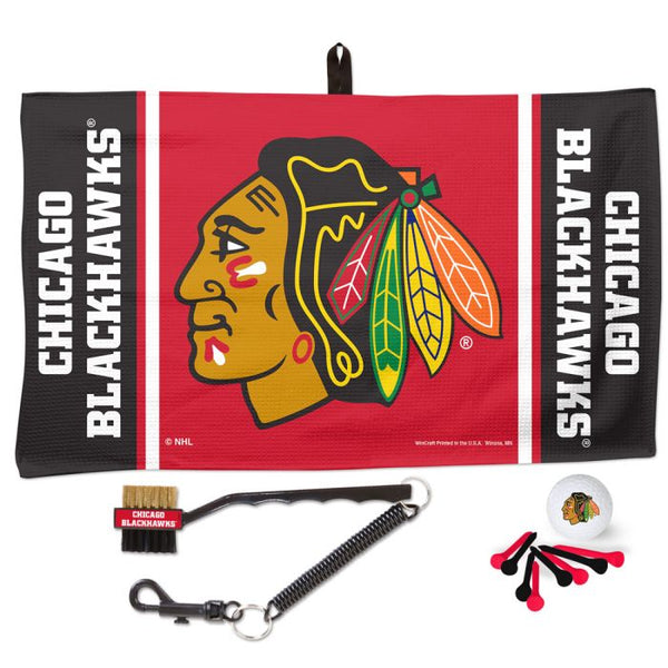 Wholesale-Chicago Blackhawks Golf Waffle Set w/Tees