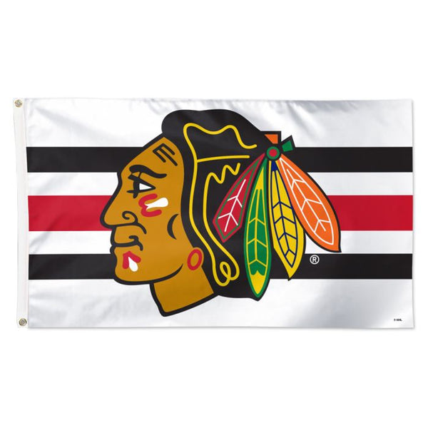 Wholesale-Chicago Blackhawks HSTRP ALT Flag - Deluxe 3' X 5'