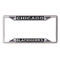 Wholesale-Chicago Blackhawks Lic Plt Frame S/S Printed