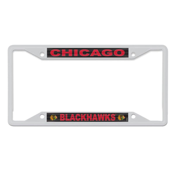 Wholesale-Chicago Blackhawks Lic Plt Frame S/S