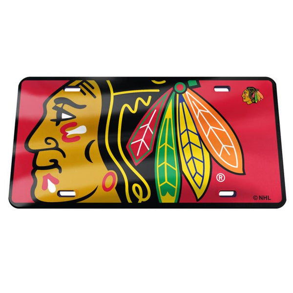 Wholesale-Chicago Blackhawks MEGA Specialty Acrylic License Plate