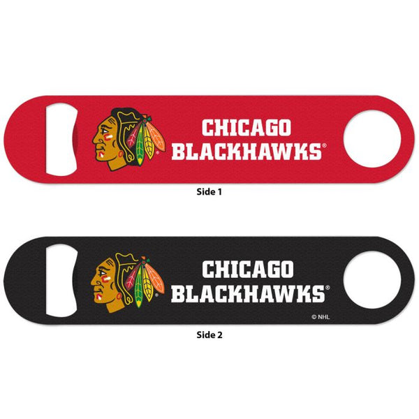 Wholesale-Chicago Blackhawks Metal Bottle Opener 2 Sided