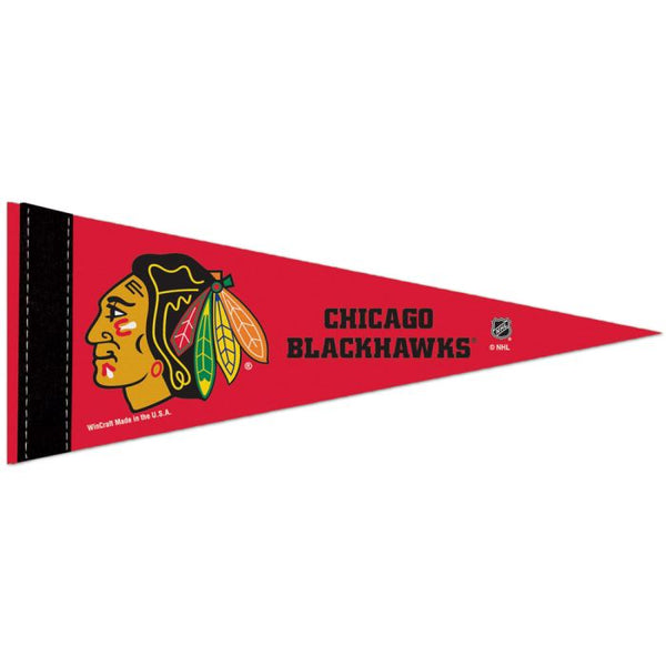 Wholesale-Chicago Blackhawks Mini Pennant, bulk 4" x 10"