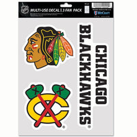 Wholesale-Chicago Blackhawks Multi Use 3 Fan Pack