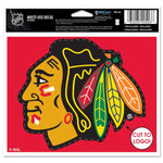 Wholesale-Chicago Blackhawks Multi-Use Decal - cut to logo 5" x 6"