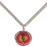 Wholesale-Chicago Blackhawks Necklace w/Charm Jewelry Card