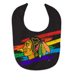 Wholesale-Chicago Blackhawks PRIDE All Pro Baby Bib